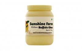 Sunshine Farm Artisan Buffalo Ghee (Fresh & Pure)  Plastic Jar  1 litre